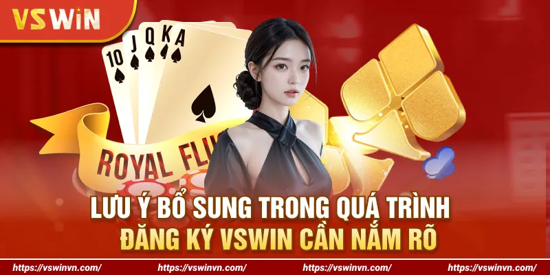 Những lưu ý nhất định không được bỏ qua khi đăng ký VSWIN
